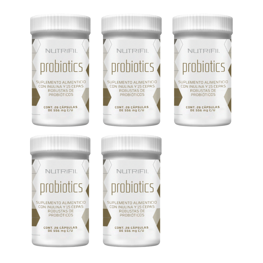 5 probiotics package
